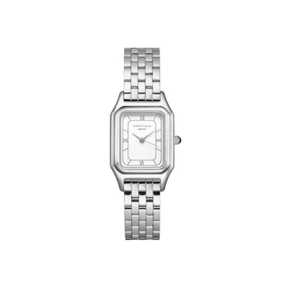 Rosefield Ivy Silver Ladies Watch With White Dial