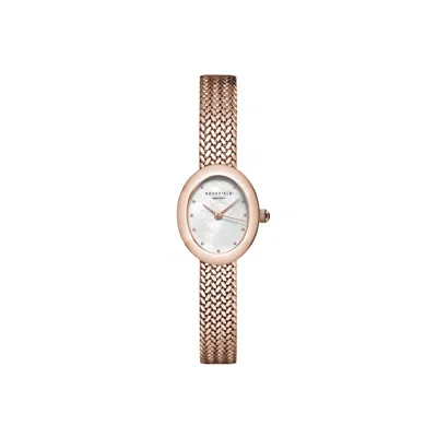 Rosefield Mini Oval Ladies Rose Gold Watch
