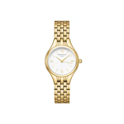 Rosefield Muse Gold Coloured Ladies Watch With White Dial