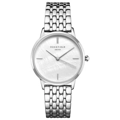 Rosefield Pearl Edit Women's Watch In Silver
