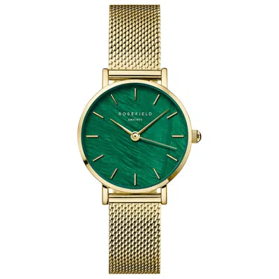 Rosefield Smalle Edit Women's Watch In Gold