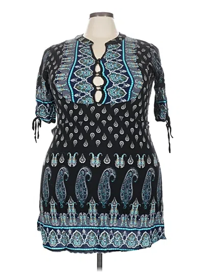 Pre-owned Rosegal Romper In Blue