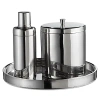 Roselli 3-piece Deco Bar Set In Silver