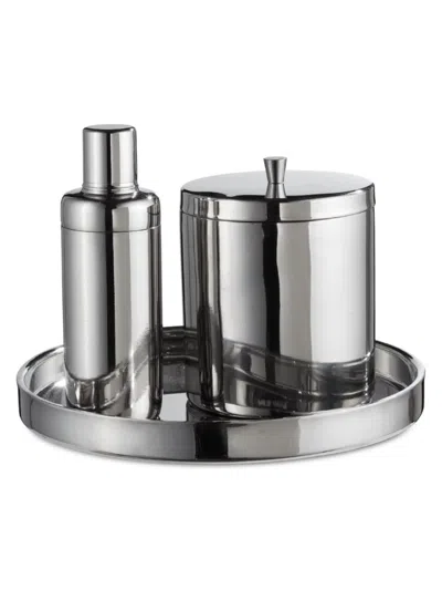 Roselli Kids' 3-piece Stainless Steel Bar Set In White