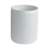 Roselli Milano Wastebasket In White