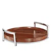 Roselli Napa Bar Wooden Serving Tray In Brown