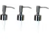 Roselli Trading Company 3-pack Replacement Lotion/soap Pump In Silver