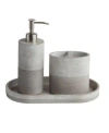 Roselli Trading Company City Line Bath Accessories Bedding In Gray
