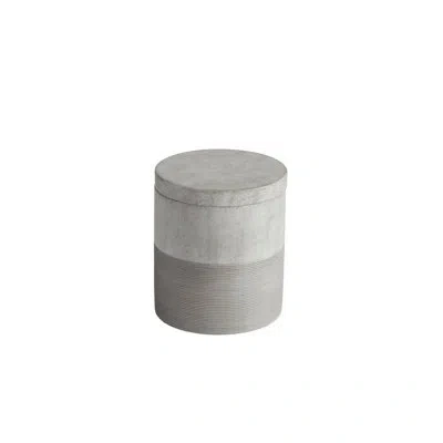 Roselli Trading Company City Line Bathroom Storage Container In Gray