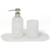 Roselli Trading Company Clouds 3-piece Bathroom Set In White