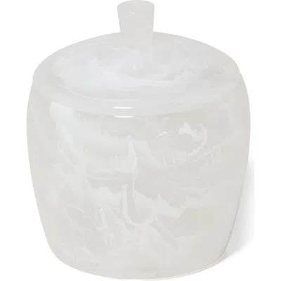 Roselli Trading Company Clouds Canister In White