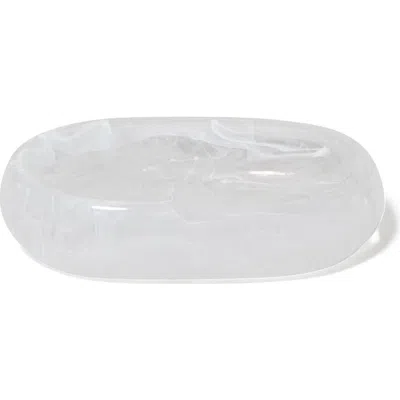 Roselli Trading Company Clouds Soap Dish In White