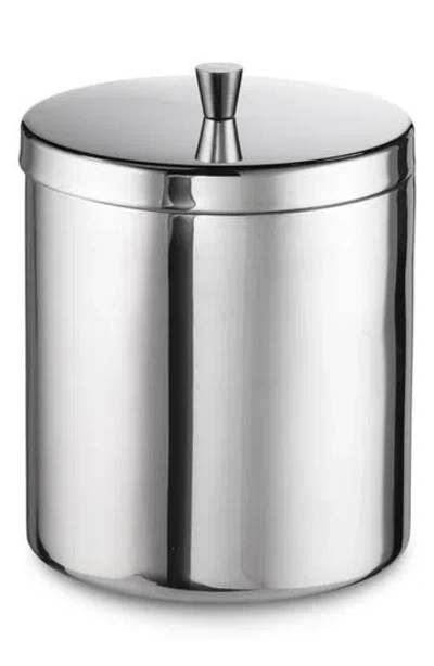 Roselli Trading Company Deco Bar Ice Bucket In Silver
