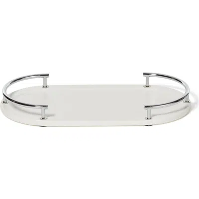 Roselli Trading Company Dubai Ceramic Amenity Tray In White