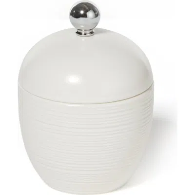 Roselli Trading Company Dubai Ceramic Canister In White