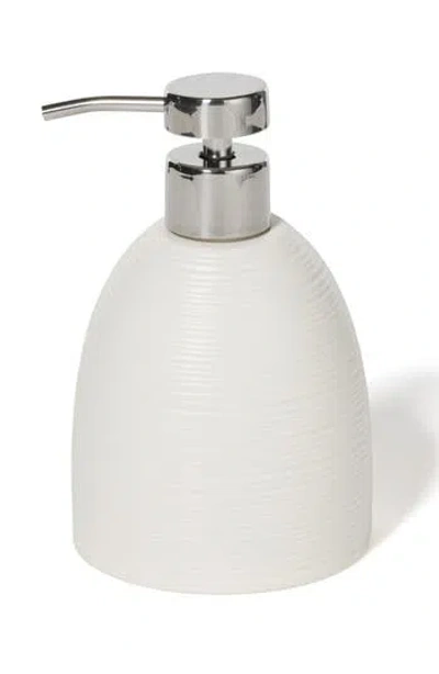 Roselli Trading Company Dubai Ceramic Lotion Pump In White