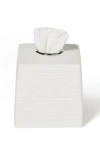 Roselli Trading Company Dubai Ceramic Tissue Cover In White