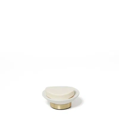 Roselli Trading Company Dubai Soap Dish In Brass Trim