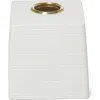 Roselli Trading Company Dubai Tissue Cover In White