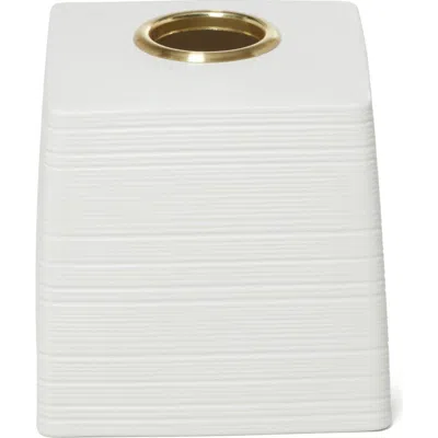 Roselli Trading Company Dubai Tissue Cover In White