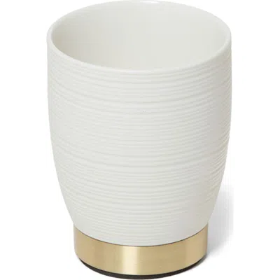 Roselli Trading Company Dubai Toothbrush Tumbler In White