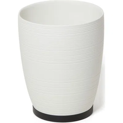 Roselli Trading Company Dubai Wastebasket In White