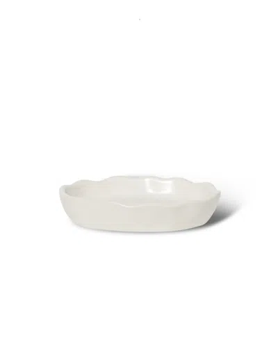 Roselli Trading Company French Impressions 4" Soap Dish In White