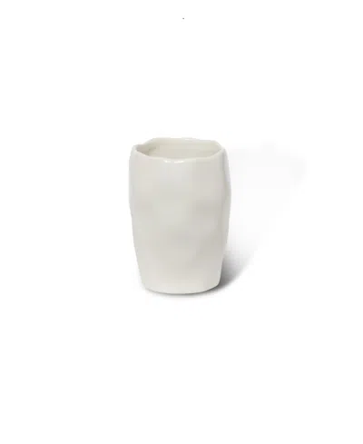 Roselli Trading Company French Impressions 4.5" Tumbler In White