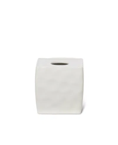 Roselli Trading Company French Impressions 6" Tissue Cover In White