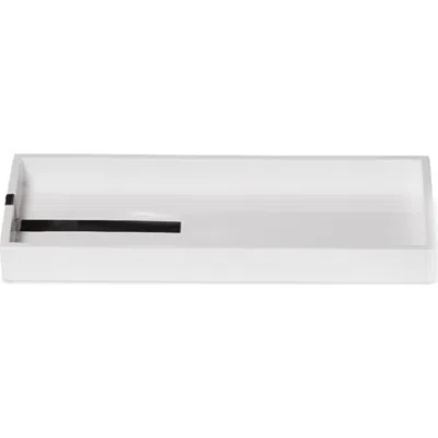 Roselli Trading Company Houston Street Amenity Tray In White