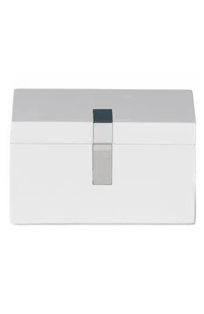 Roselli Trading Company Houston Street Storage Box In White