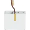 Roselli Trading Company Houston Street Toothbrush Holder In White