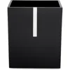 Roselli Trading Company Houston Street Waste Basket In Black