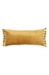 Roselli Trading Company Jodhpur Tassel Oblong Pillow In Olive
