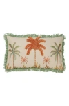 Roselli Trading Company Jungle Love Oblong Accent Pillow In Beige Multi