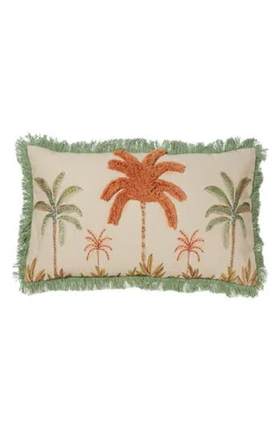 Roselli Trading Company Jungle Love Oblong Accent Pillow In Multi