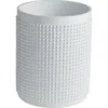 Roselli Trading Company Milano Divets Wastebasket In White