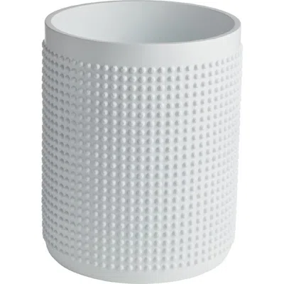 Roselli Trading Company Milano Divets Wastebasket In White
