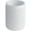Roselli Trading Company Milano Wastebasket Bedding In White