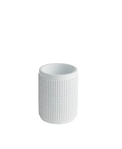 Roselli Trading Company Milano Tumbler Bedding In White