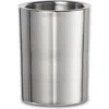 Roselli Trading Company Modern Round Toothbrush Tumbler In Silver
