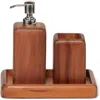 Roselli Trading Company Nature's Home 3-piece Bathroom Set In Wood