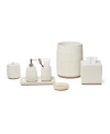 Roselli Trading Company Navajo Bath Accessory Collection Bedding In Ivory