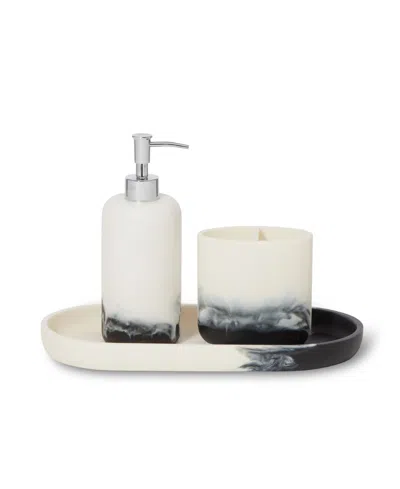 Roselli Trading Company Ombre 3-piece Bath Accessory Set In Multi