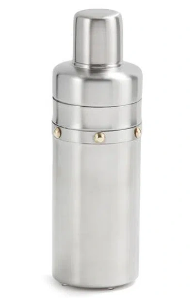 Roselli Trading Company Rivets Cocktail Shaker In Metallic