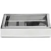 Roselli Trading Company Stainless Steel Soap Dish In Silver