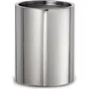 Roselli Trading Company Stainless Steel Wastebasket In Silver