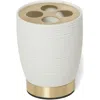 Roselli Trading Company Texture Toothbrush Holder In White