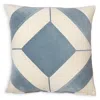 Roselli Trading Diamond Decorative Pillow, 20 X 20 In Blue