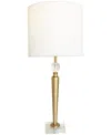 Rosemary Lane 27" Metal Inverted Cone Shaped Accent Lamp In Gold